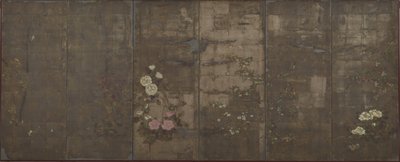 Flowers of the Seasons by Tawaraya Sotatsu